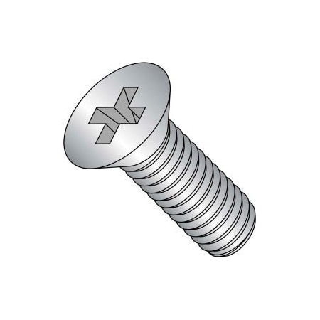 Brighton-Best #4-40 x 1/4 in Phillips Flat Machine Screw, Plain Stainless Steel 771120